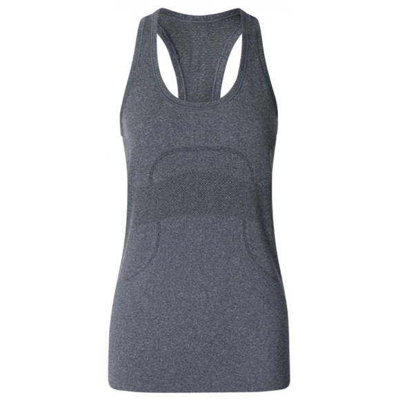 Lululemon Swiftly Tech Racerback Tank Top in Heathered Black Grey 6 W1960S - Picture 1 of 13